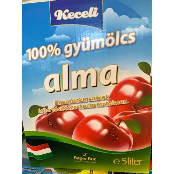 100%-os gyümölcslé, ALMA, 5L-es dobozzal